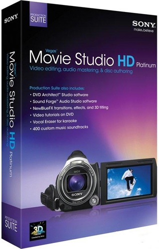 Скриншот к Sony Vegas Movie Studio HD Platinum 11 Production Suite 11.0.256